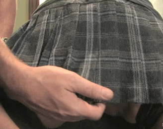 Upskirt Pussy Porn Gifs - Trussed Upskirt Pussy-touch | PornGif.co