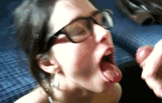 cumming-on-a-whore-with-glasses