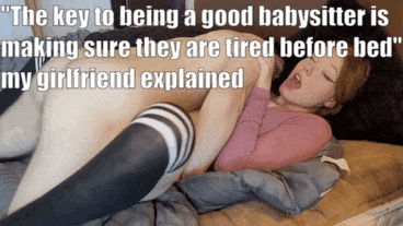 Petite Babysitter Porn Caption - My Gf Was One Of The Most Requested Nannies In Town | PornGif.co