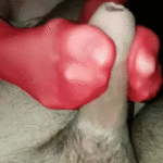 red-tights-feet-wank