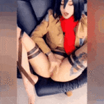 mikasa-ahegao