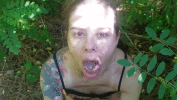 cum-drinking-in-forest