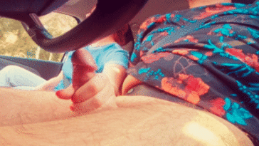 xxl-cumshot-from-sandy-haired-forearm-job-while-driving